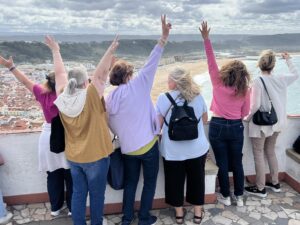 Women celebrating